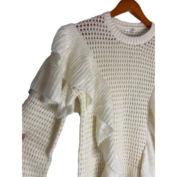 NWT Tularosa Palmelra Sweater Ivory Knit-sz XS - Picture 4 of 10